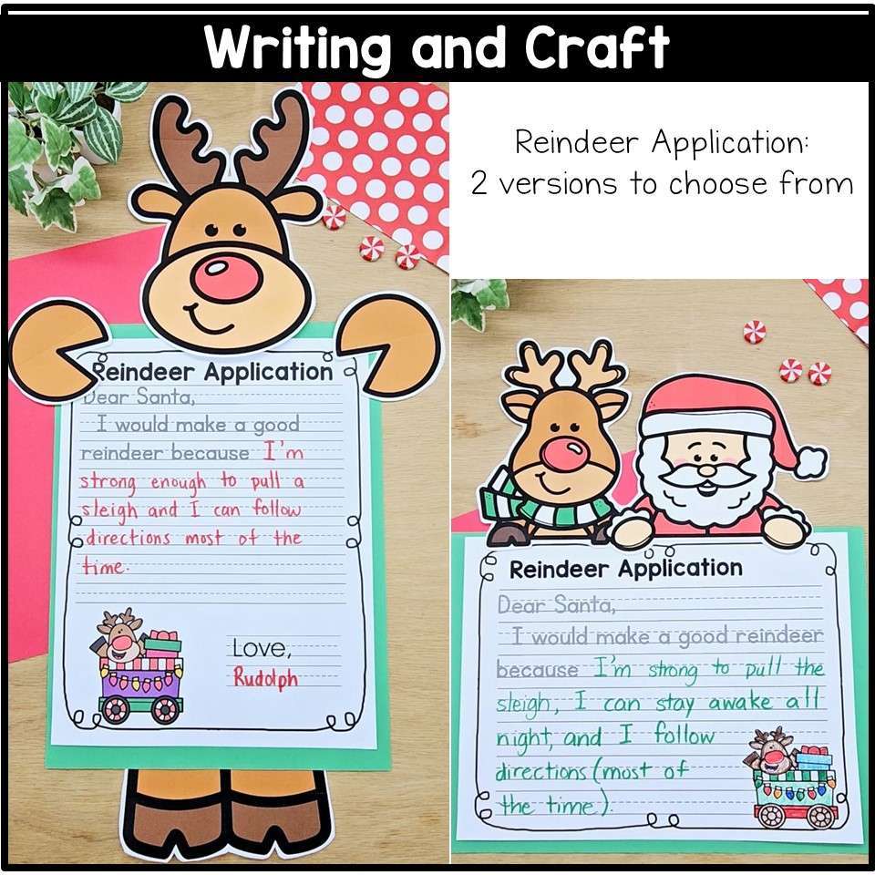 Olive the Other Reindeer Comprehension and Writing Mini-Pack - Image 2