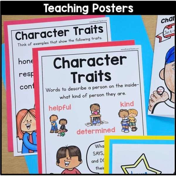 Jackie Robinson Craft Character Traits Anchor Chart Black History Month Craft