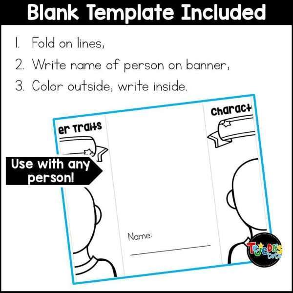Jackie Robinson Craft Character Traits Anchor Chart Black History Month Craft