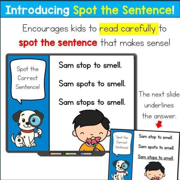 Phonics Task Cards + Slides for Decoding Accuracy and Reading Fluency Bundle