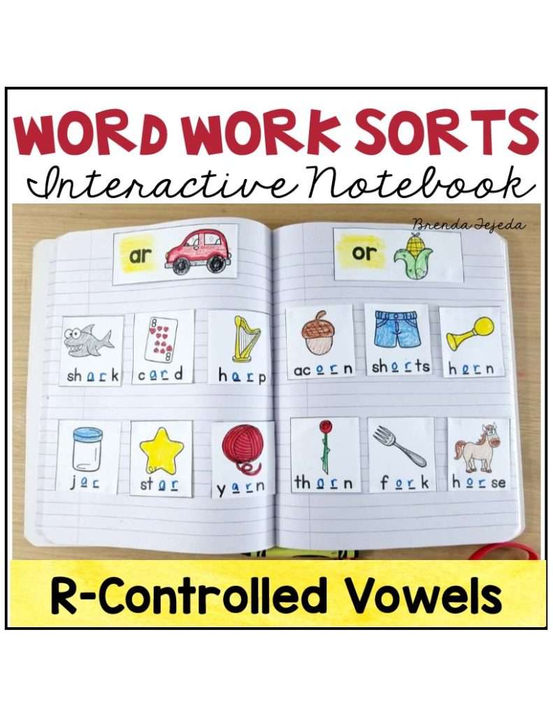Word Work Sorts: R-Controlled Vowels