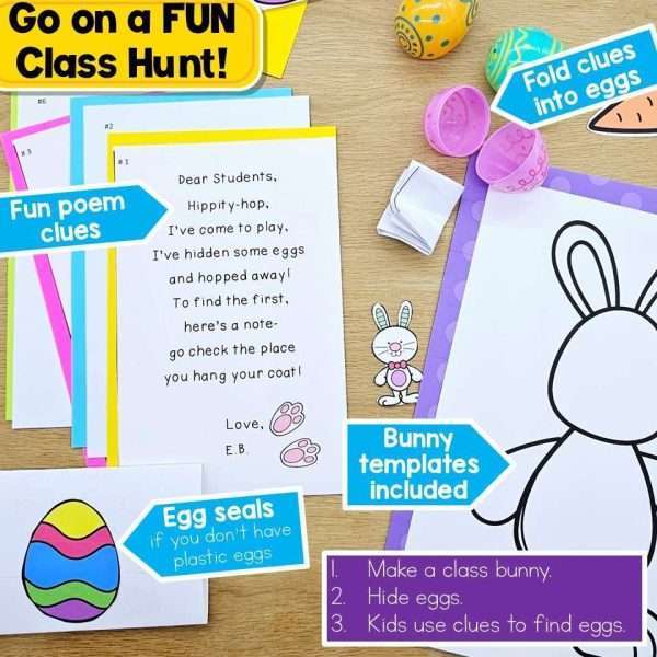 How to Catch the Easter Bunny Sequencing Bunny Trap Spring Writing and Craft