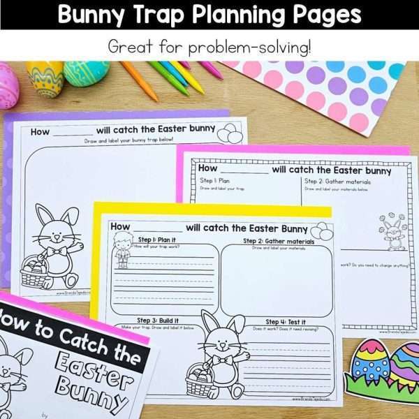 How to Catch the Easter Bunny Sequencing Bunny Trap Spring Writing and Craft