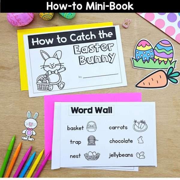 How to Catch the Easter Bunny Sequencing Bunny Trap Spring Writing and Craft