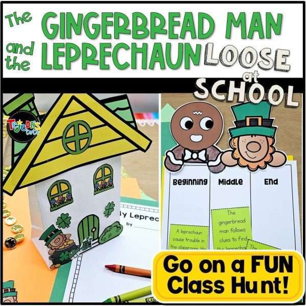 Leprechaun Craft Writing Gingerbread Loose in School Build a Leprechaun House