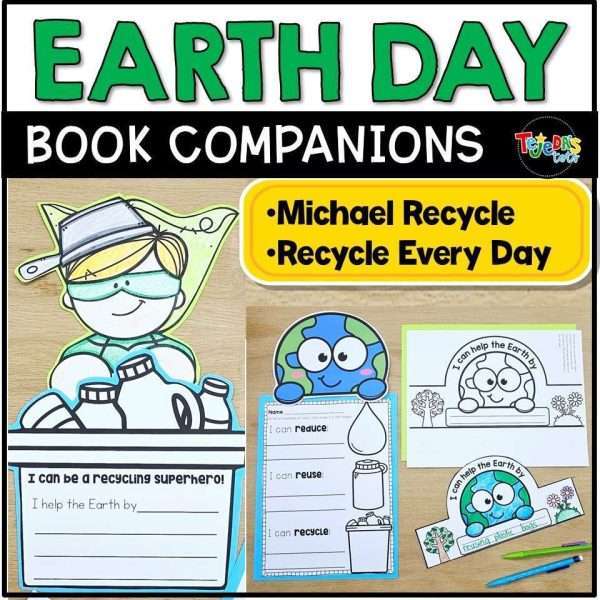 April Interactive Read Alouds Activities Easter April Fools Earth Day Recycling