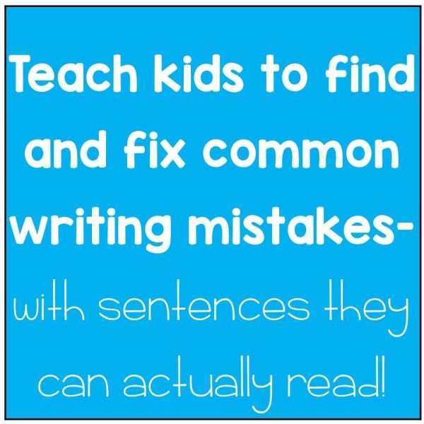 Editing Sentences Capitalization and Punctuation Worksheets Decodable