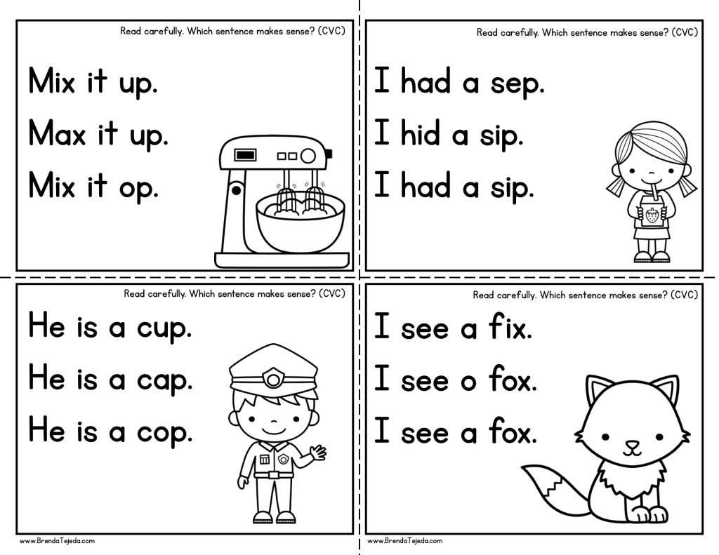 Phonics Task Cards + Slides for Decoding Accuracy and Reading Fluency Bundle