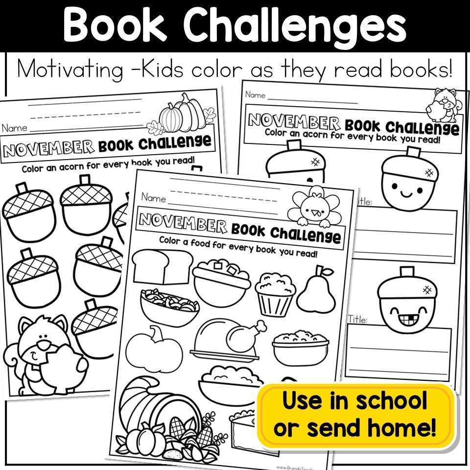 November and Fall Reading Book Trackers - Image 6