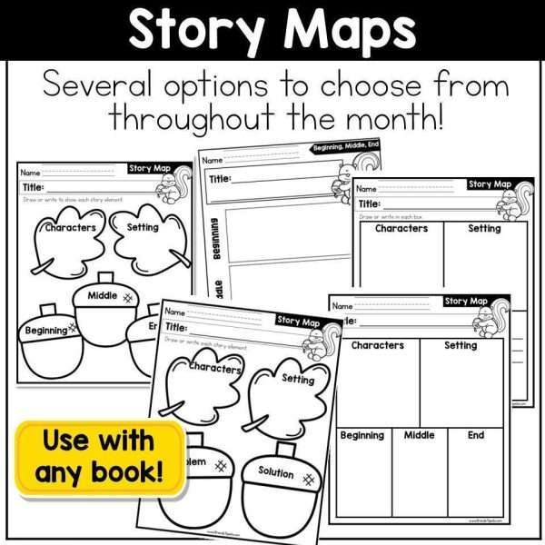 November and Fall Reading Book Trackers