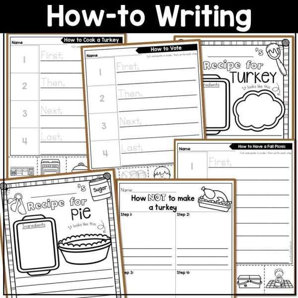 November Writing Prompts Writing Journal Fall and Thanksgiving Writing Activities
