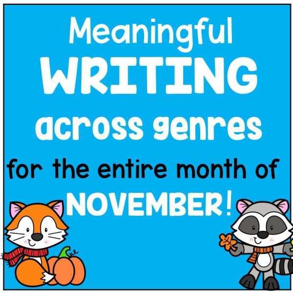 November Writing Prompts Writing Journal Fall and Thanksgiving Writing Activities