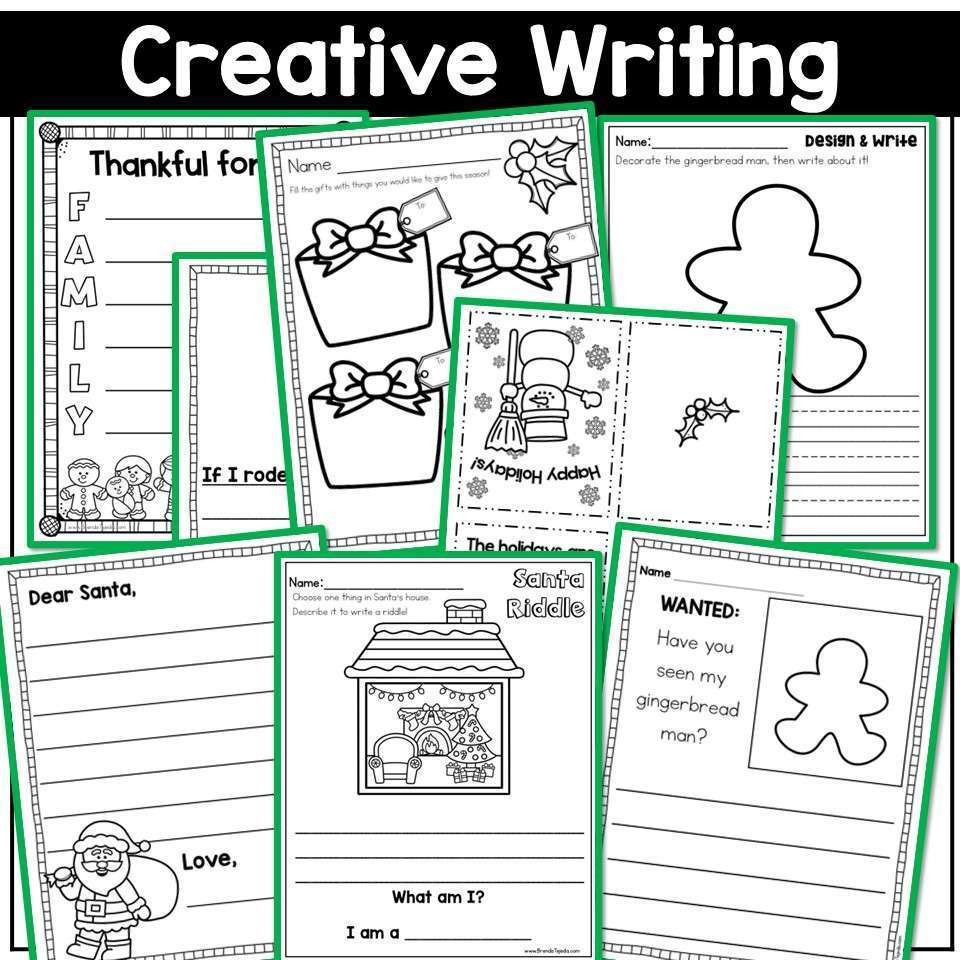 December Writing Prompts Journal Morning Work Christmas Crafts Narrative Opinion - Image 12