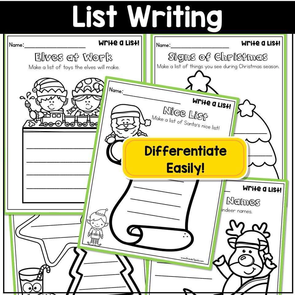December Writing Prompts Journal Morning Work Christmas Crafts Narrative Opinion - Image 5