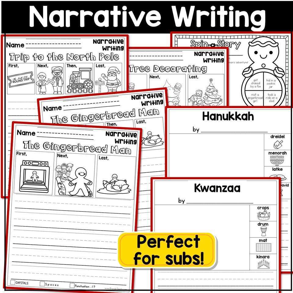 December Writing Prompts Journal Morning Work Christmas Crafts Narrative Opinion - Image 9