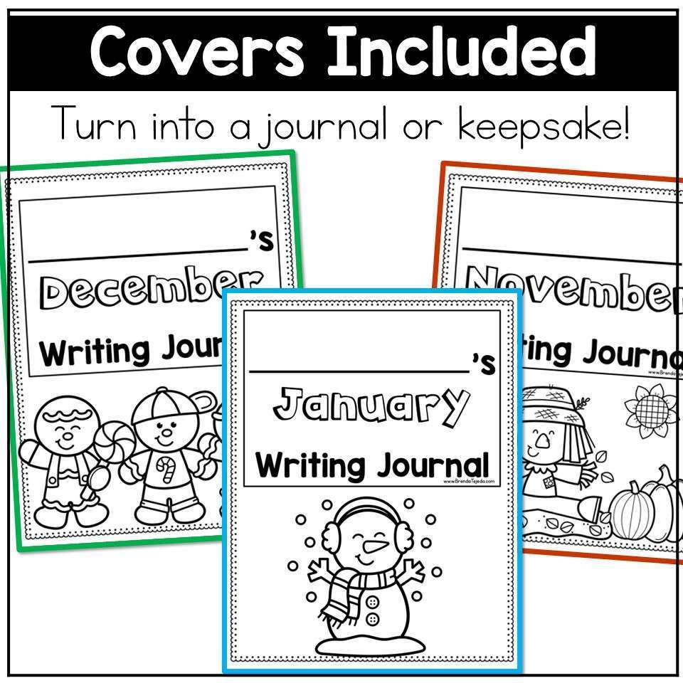 Writing Prompts Journals Morning Work Narrative Opinion For The Year - Image 12