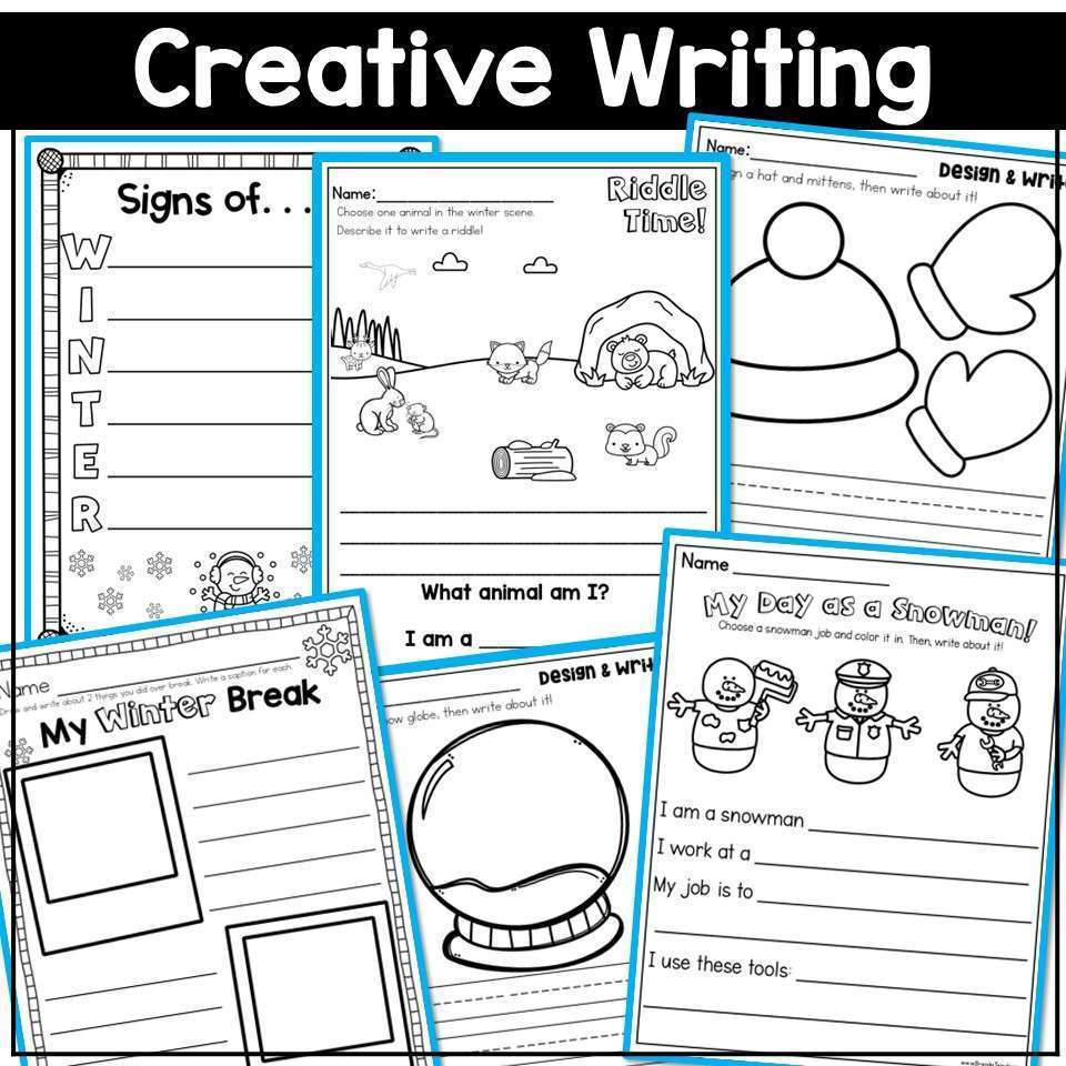 January Writing Prompts Journal Morning Work Winter Crafts Narrative Opinion - Image 12