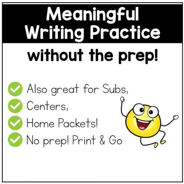 January Writing Prompts Journal Morning Work Winter Crafts Narrative Opinion
