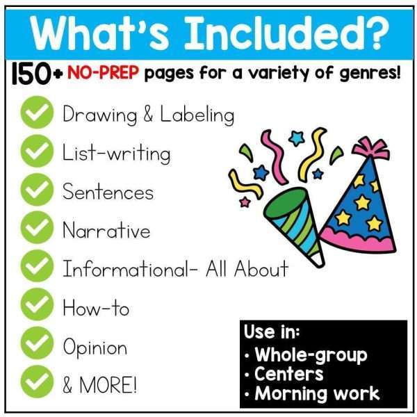 January Writing Prompts Journal Morning Work Winter Crafts Narrative Opinion
