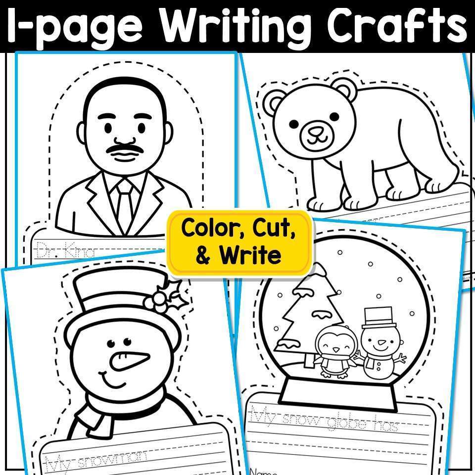 January Writing Prompts Journal Morning Work Winter Crafts Narrative Opinion - Image 6