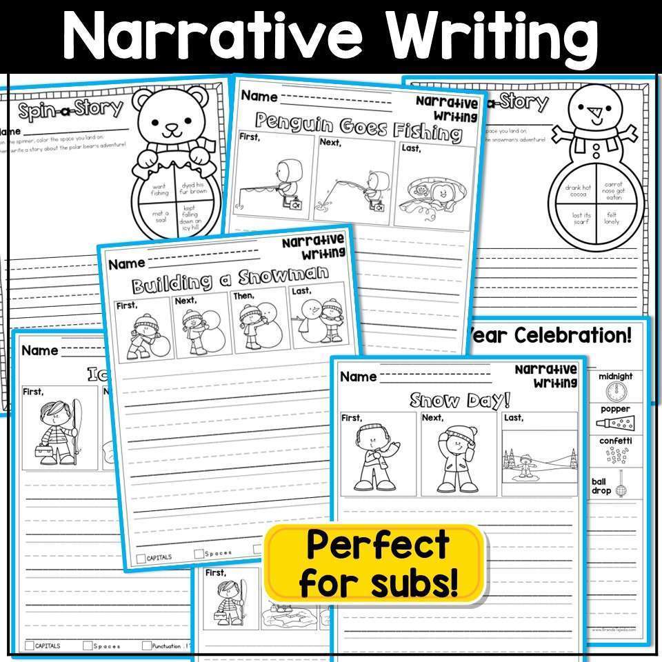 January Writing Prompts Journal Morning Work Winter Crafts Narrative Opinion - Image 9
