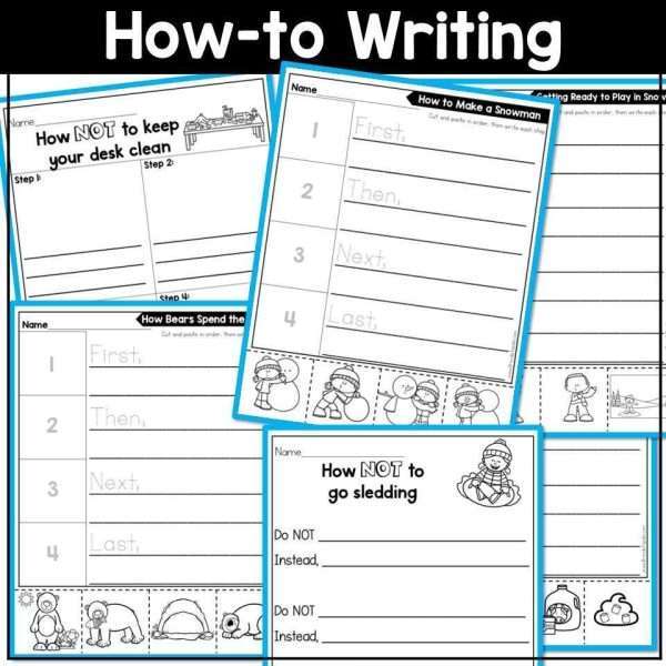 January Writing Prompts Journal Morning Work Winter Crafts Narrative Opinion
