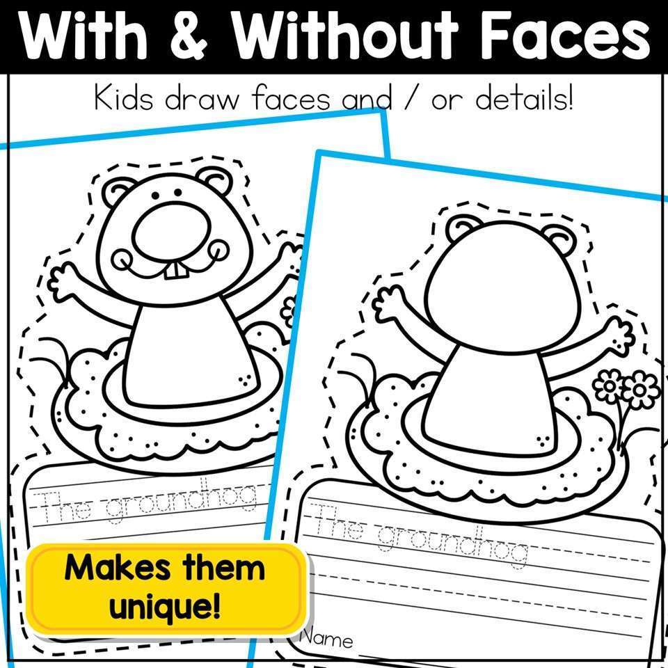 February Valentines Day Writing Crafts Coloring Pages for Kindergarten 1st Grade - Image 4