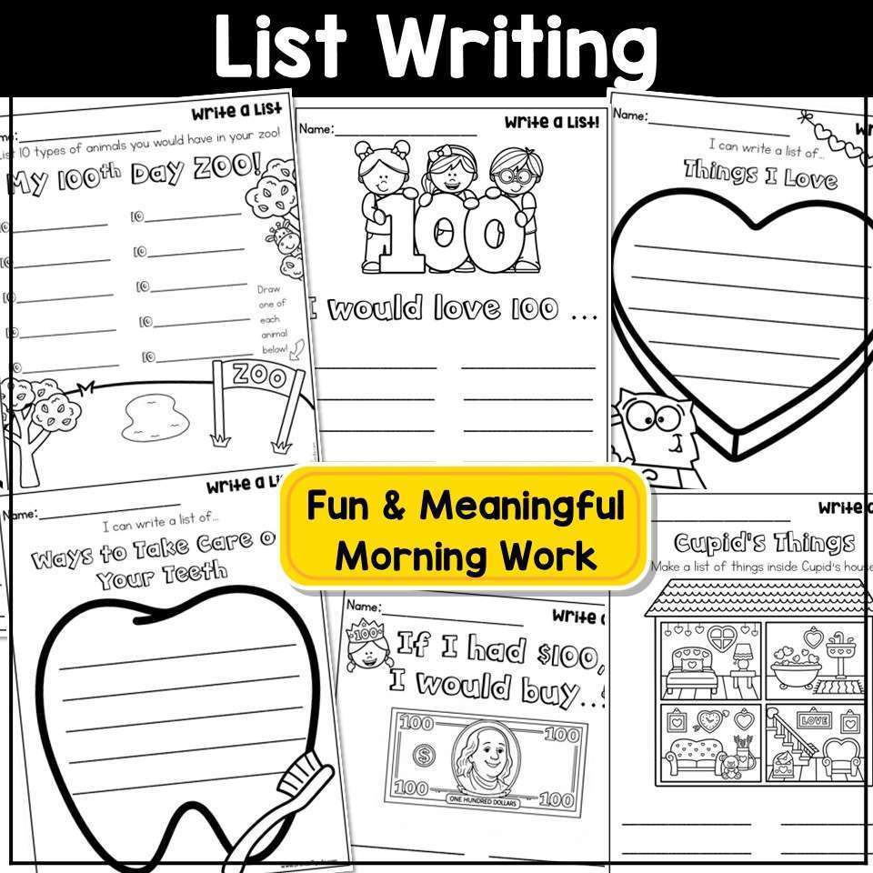 February Writing Prompts Journal Morning Work How to Narrative Opinion Valentine - Image 5