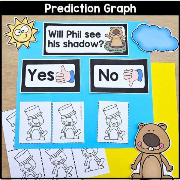 Groundhog Day Reading Book Companion Craft Comprehension and Writing Activities