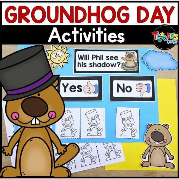 Groundhog Day Reading Book Companion Craft Comprehension and Writing Activities