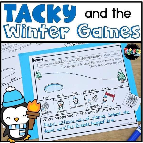 Tacky and the Winter Games Tacky the Penguin Printable Winter Sports Challenge