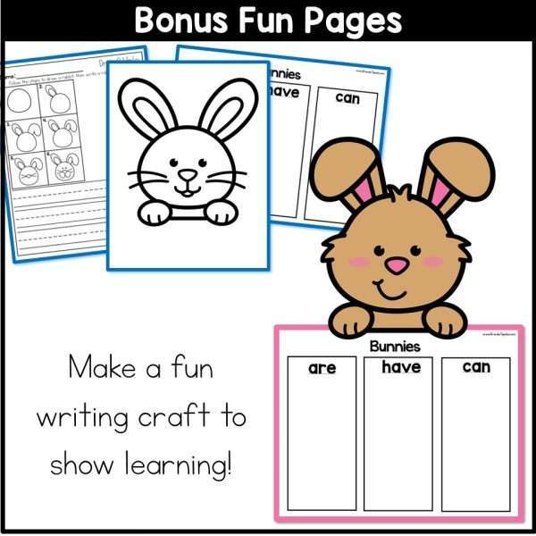 All About Rabbits Spring Read Aloud Activities Comprehension Writing Information