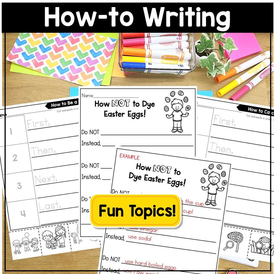 April Writing Prompts Journal Morning Work Easter Earth Day Writing Spring Craft - Image 8
