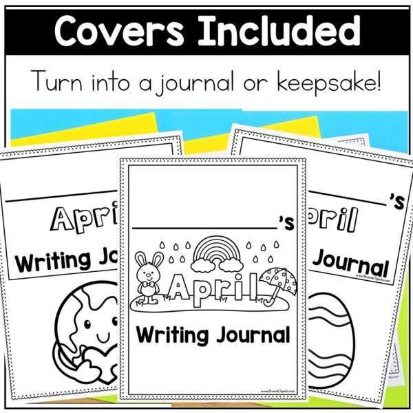 April Writing Prompts Journal Morning Work Easter Earth Day Writing Spring Craft