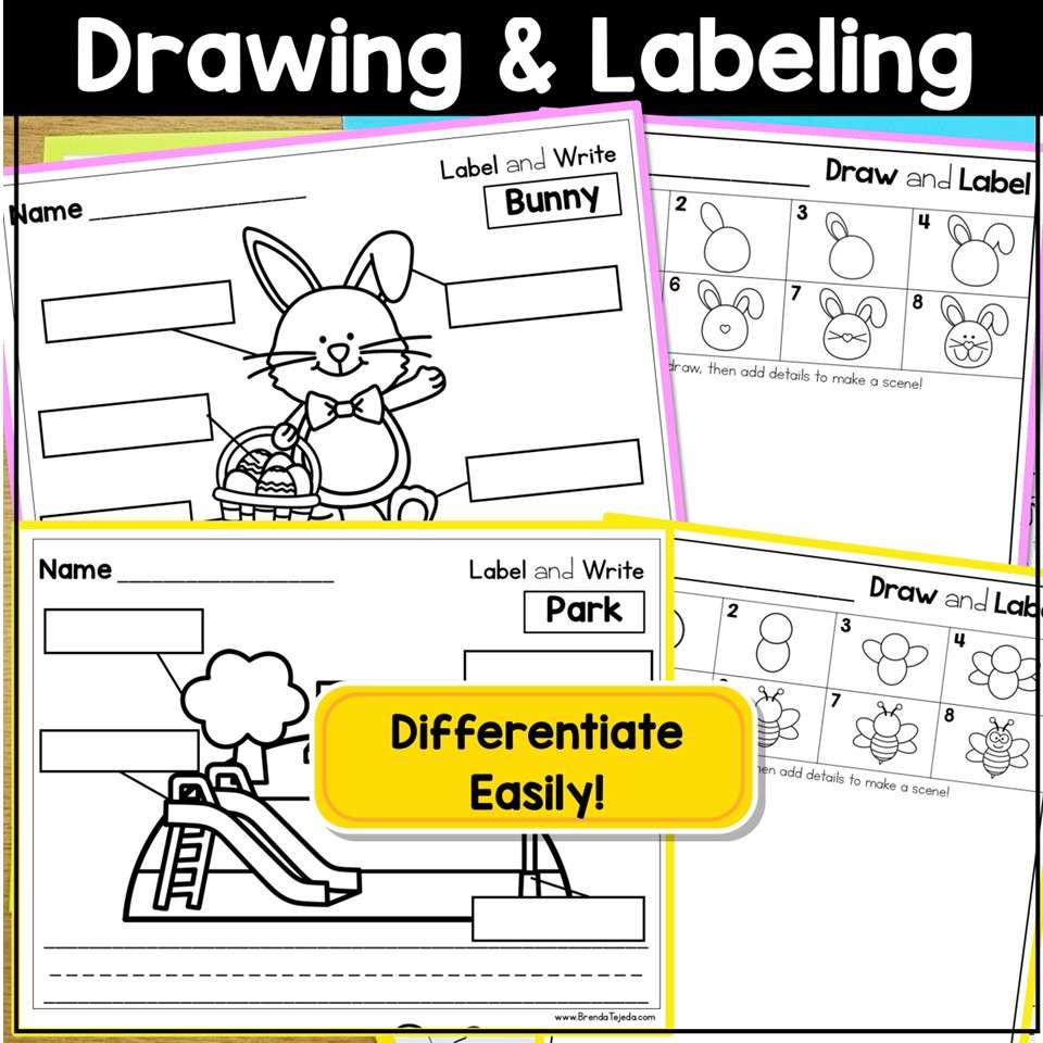 April Writing Prompts Journal Morning Work Easter Earth Day Writing Spring Craft - Image 14