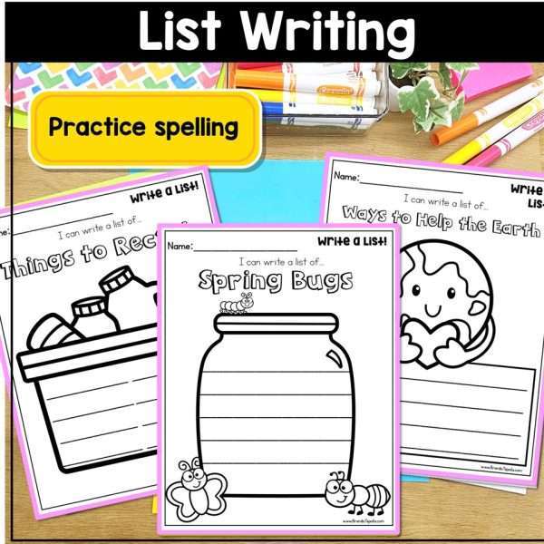 April Writing Prompts Journal Morning Work Easter Earth Day Writing Spring Craft