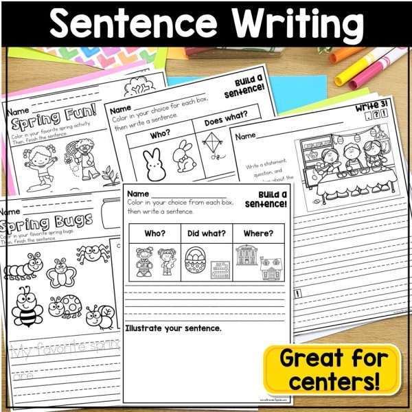 April Writing Prompts Journal Morning Work Easter Earth Day Writing Spring Craft