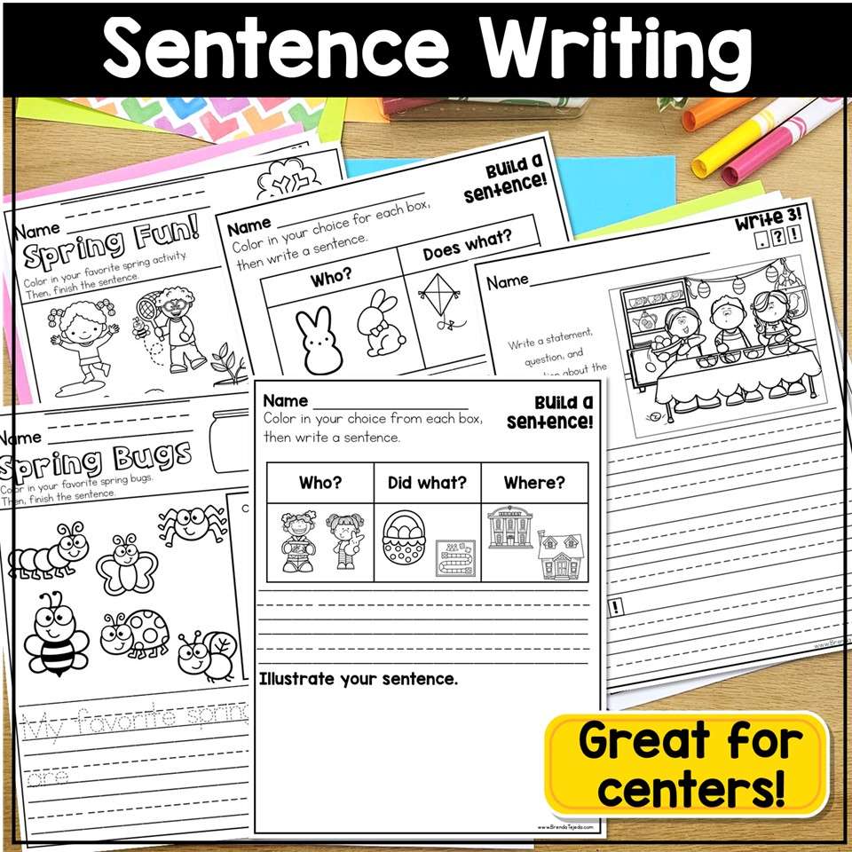 April Writing Prompts Journal Morning Work Easter Earth Day Writing Spring Craft - Image 12