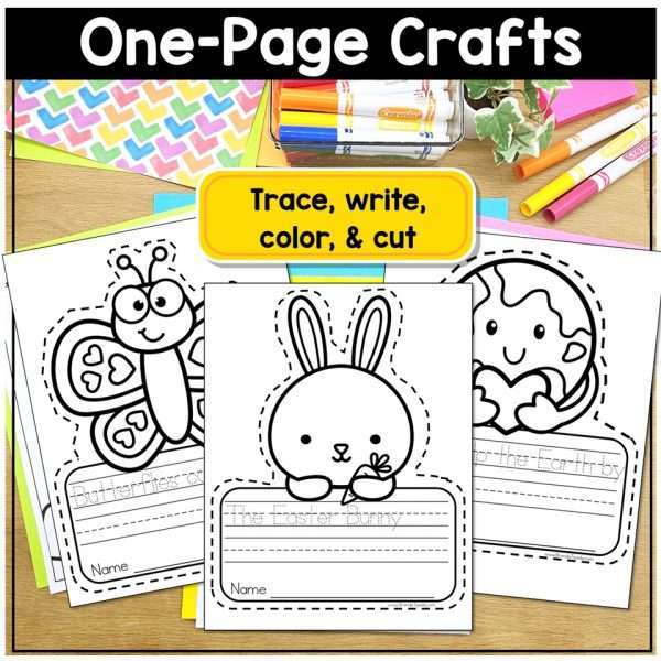 April Writing Prompts Journal Morning Work Easter Earth Day Writing Spring Craft