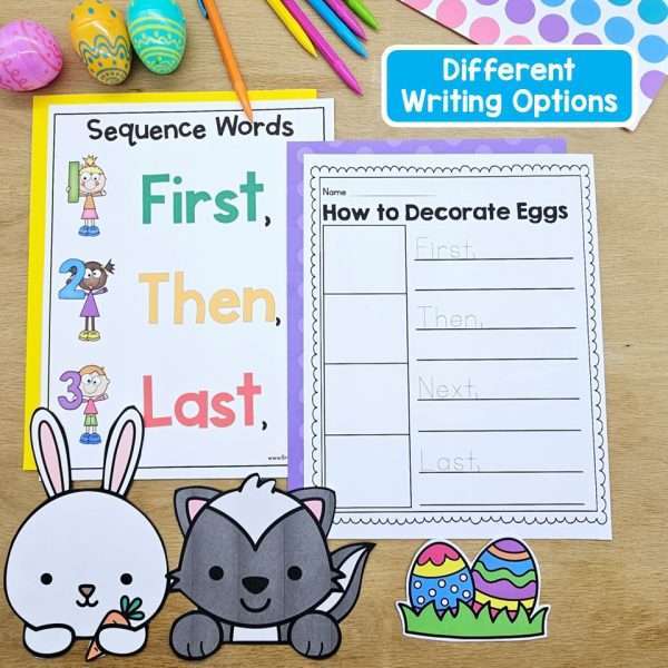 Easter Bunnys Assistant Spring Read Aloud Activities Sequencing Writing Craft