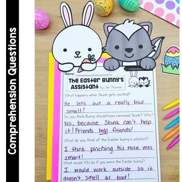 Easter Bunnys Assistant Spring Read Aloud Activities Sequencing Writing Craft