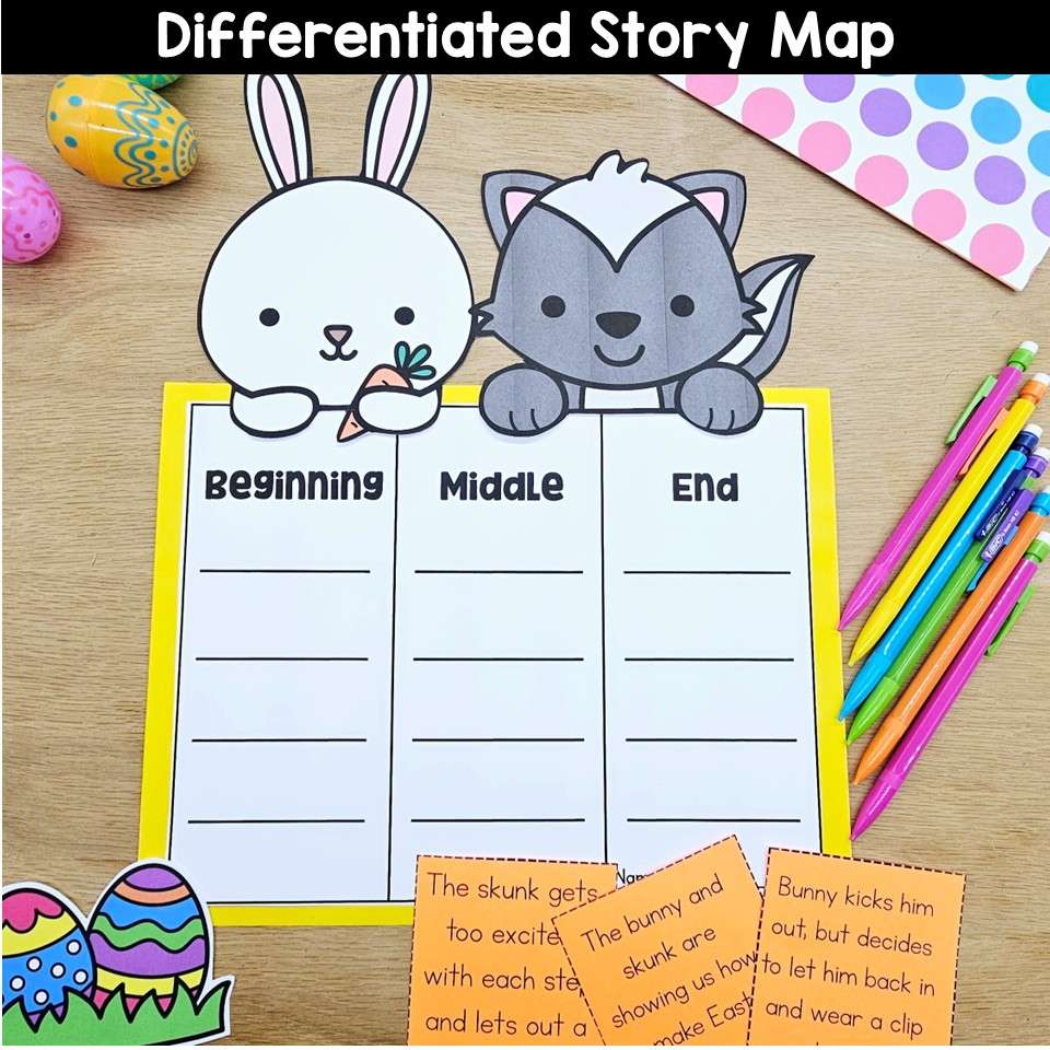 Easter Bunnys Assistant Spring Read Aloud Activities Sequencing Writing Craft - Image 7