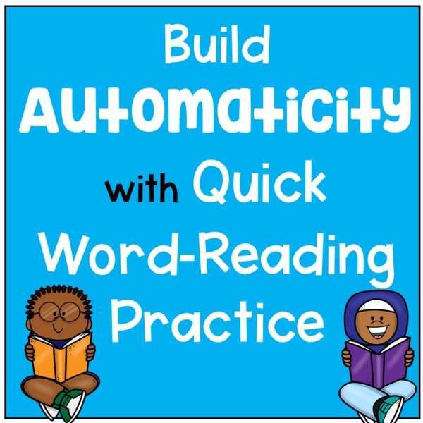 Reading Fluency Practice Letter Naming Fluency CVC Word List Digraphs VCE Blends