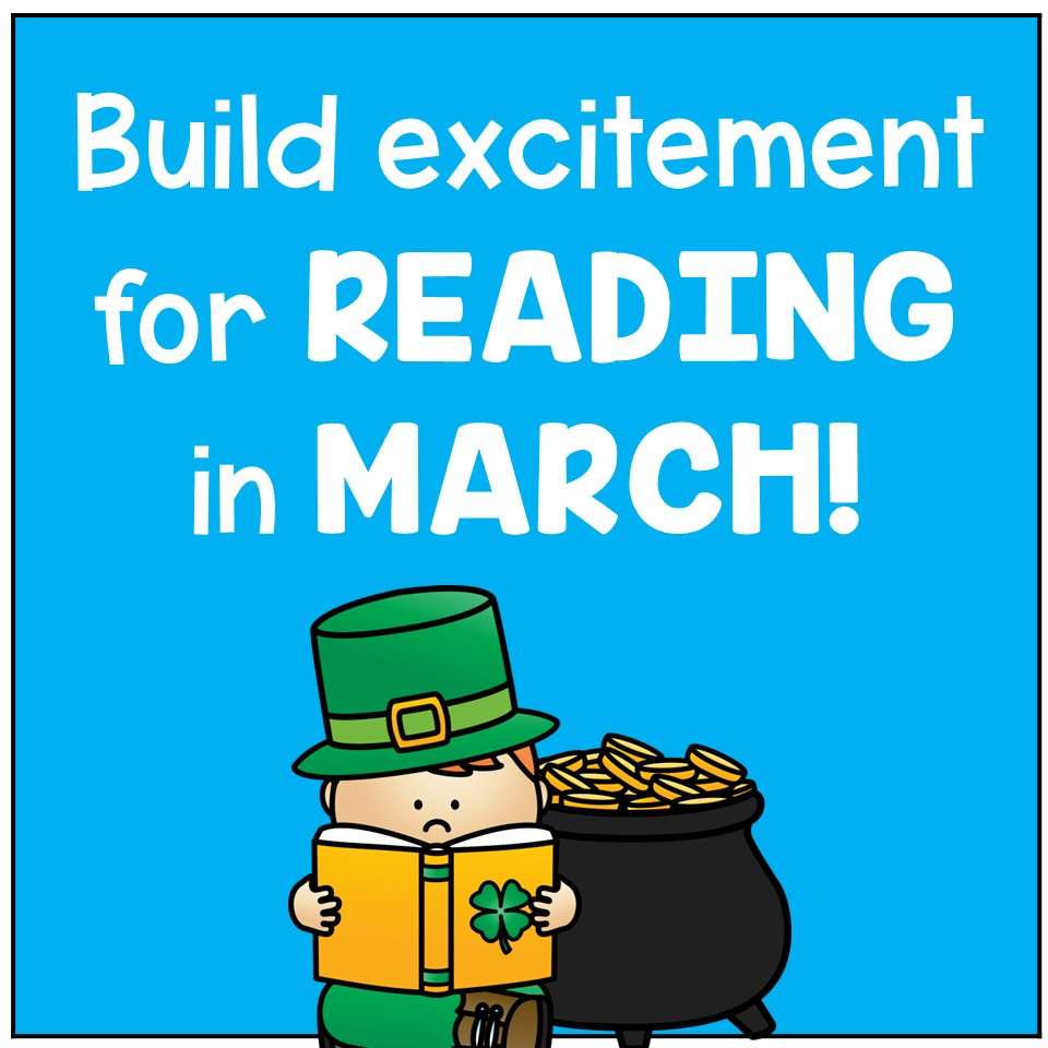 March Reading Logs Story Maps Bookmarks Book Trackers St Patricks Day Spring - Image 2
