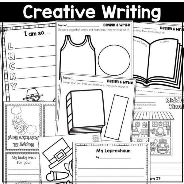 March Writing Prompts Journal Morning Work St Patricks Day Writing Spring Craft