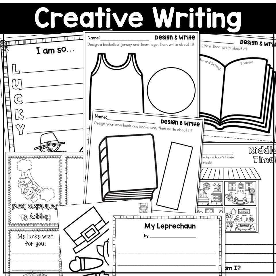 March Writing Prompts Journal Morning Work St Patricks Day Writing Spring Craft - Image 11