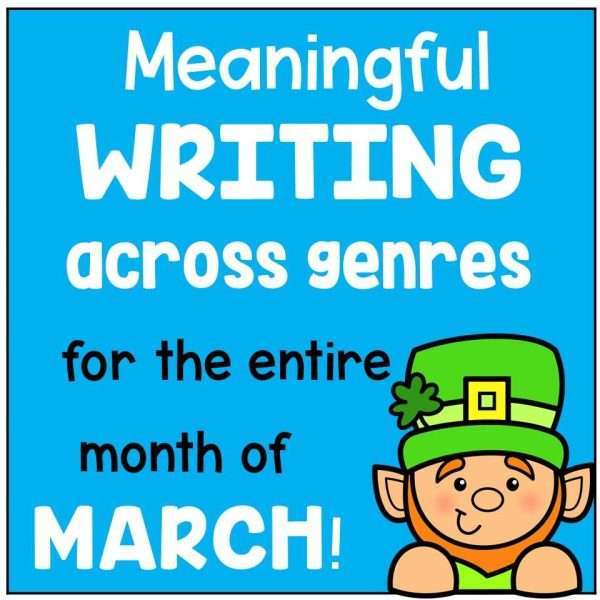 March Writing Prompts Journal Morning Work St Patricks Day Writing Spring Craft