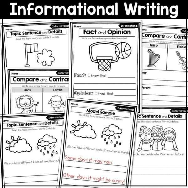 March Writing Prompts Journal Morning Work St Patricks Day Writing Spring Craft
