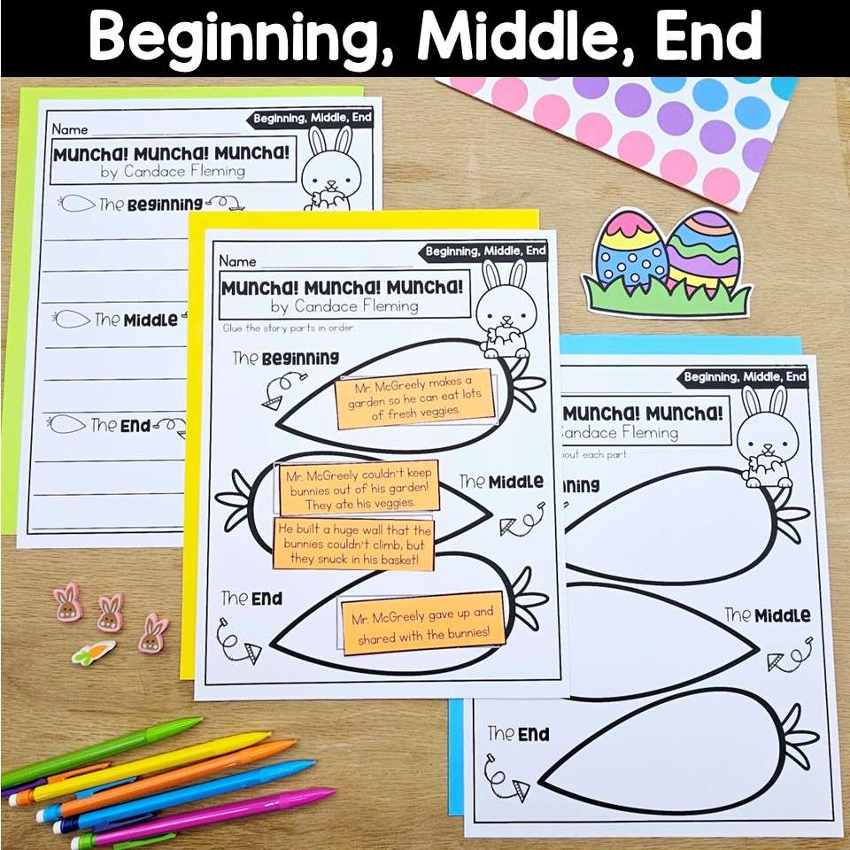 Muncha Muncha Muncha Spring Read Aloud Activities Comprehension Writing Craft - Image 6