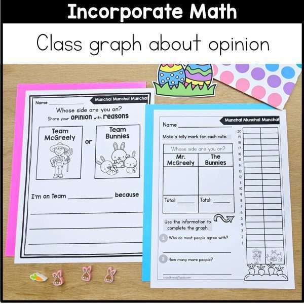 Muncha Muncha Muncha Spring Read Aloud Activities Comprehension Writing Craft
